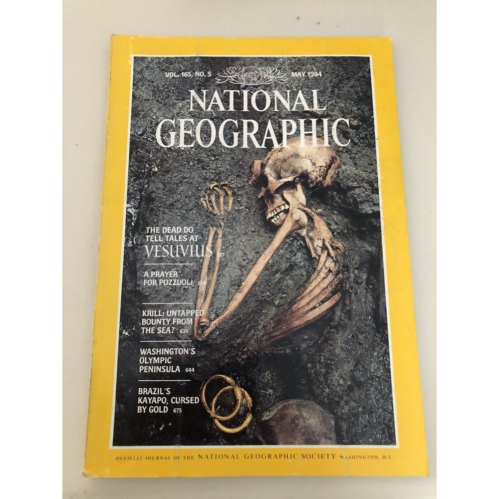 Vintage National Geographic Magazine May 1984 Vol 165 No 5